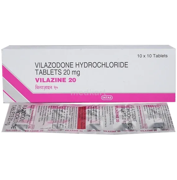vilazine 20mg tablet 10's